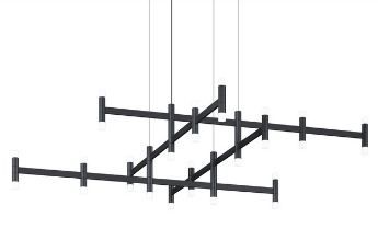 Люстра подвесная Alfa Light F3024-08 MAT BLACK Люстра подвесная Alfa Light F3024-08 MAT BLACK