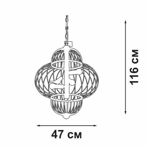 Подвесной светильник Vitaluce V3061-8/3 фото 4 Подвесной светильник Vitaluce V3061-8/3 фото 4