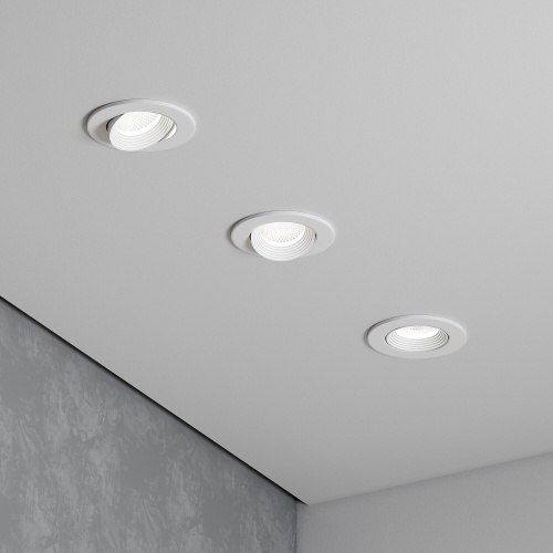 Светильник встраиваемый светодиодный Even белый 25094/LED фото 5