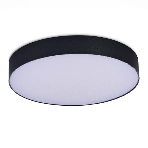 ST606.432.48 Светильник потолочный Черный LED 1*48W 3000K 4 320Lm Ra>85 120° IP20 D400xH55 185-265V Накладные светильники фото 4