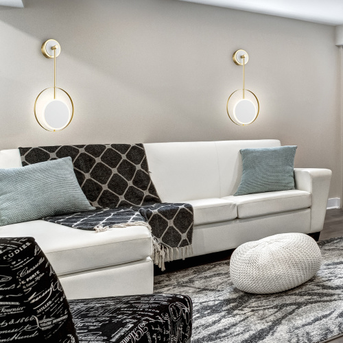 Настенный светильник Escada 10206/SG LED*7W White/Gold фото 5