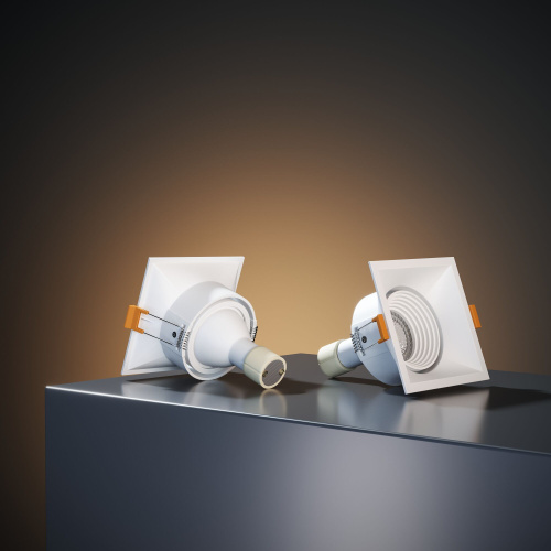 Светильник встраиваемый Punto белый 25017/01 фото 5