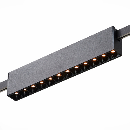 ST816.406.12 Магнитный трековый светильник FARM Черный LED 1*12W 3000K 609Lm Ra90 40 IP20 L232xW24xH FARM фото 5
