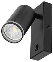 Настенный cветильник ЭРА WL19 BK GU10 MR16 IP20 Б0056360