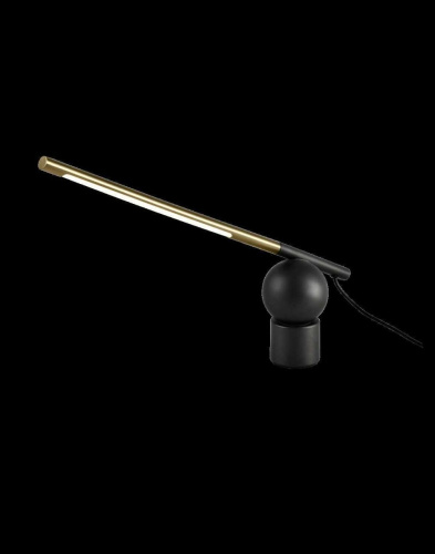 Настольная лампа Alfa Light F3924-41 light black+gol d 5W 30*8*40 Настольная лампа Alfa Light F3924-41 light black+gol d 5W 30*8*40