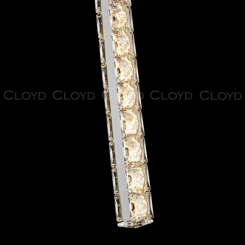 Подвесной светильник Cloyd ELATA P1 / выс. 55 см - хром (арт.11561)