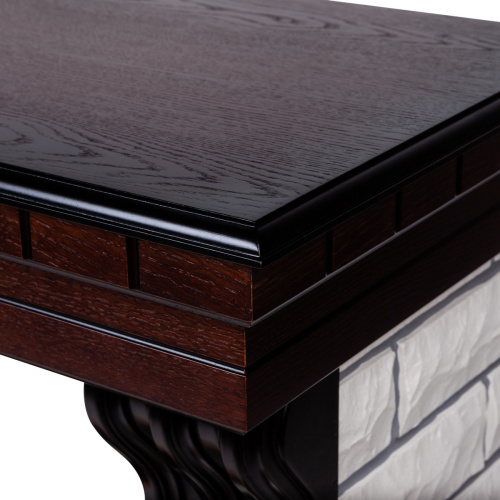 Каминокомплект COUNTRY/БРУКЛИН Античный дуб с очагом Электроочаг FIREFIELD 25 фото 7