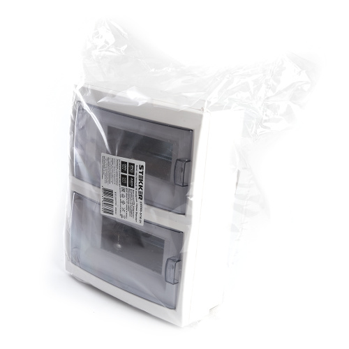 Бокс настенный STEKKER EBX50-3/16-20 16 модулей, пластик, серия ArcaClass фото 3