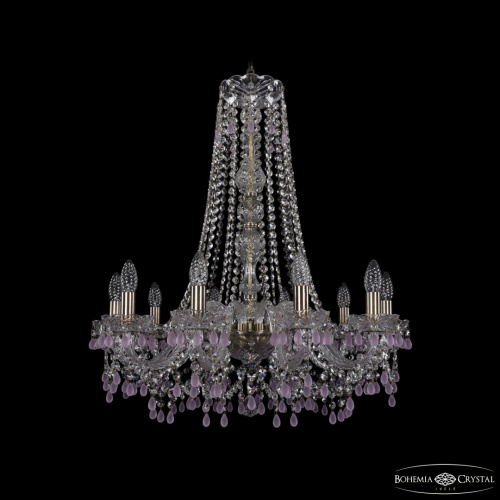 Люстра хрустальная 1410/10/240/h-74 Pa V7010 Bohemia Ivele Crystal (Богемия Ивеле Кристалл)
