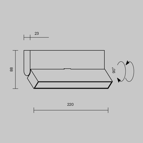 Потолочный светильник Technical C133CL-12W3K-B фото 2