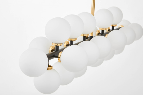 Подвесной светильник Lumina Deco Marsiada LDP 6033-24 BK+GD фото 2