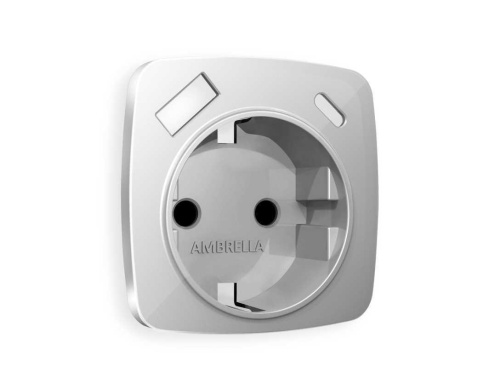 Лицевая панель розетки AMBRELLA VOLT OP4100
