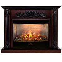 Каминокомплект SALFORD/ОЛИВА Античный дуб с очагом Электроочаг FIRESTAR/ФАЕРСТАР 33