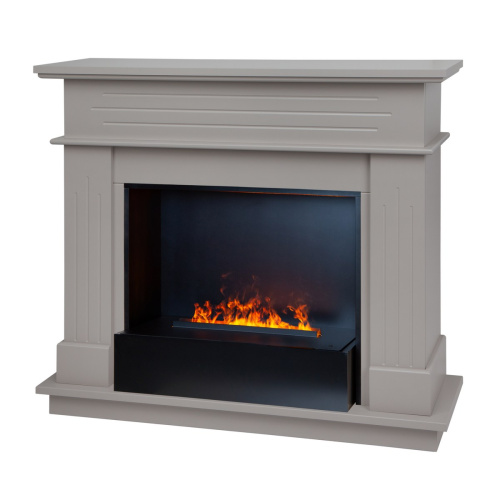 Электрокамин RealFlame Regent 26 BG кашемир с очагом 3D Cassette 630 Black Panel фото 7