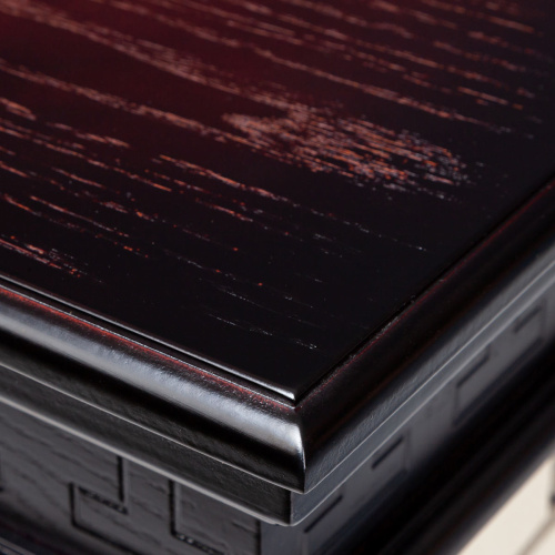 Электрокамин RealFlame Stone STD AO античный дуб с очагом Majestic Lux Brass фото 8