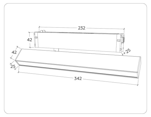 Трековый светодиодный светильник Ambrella Light Track System Magnetic 220V GL1331 фото 4