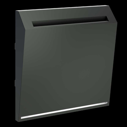 Накладка для выключателя карточного, S70 (титан) Voltum VLS002606