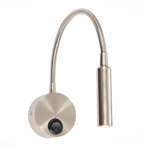 ST653.131.01 Светильник настенный ST-Luce Никель/Никель LED 1*3W 3000K Настенные светильники фото 5