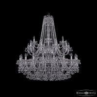 Люстра хрустальная 1409/20+10+5/400/2d Ni