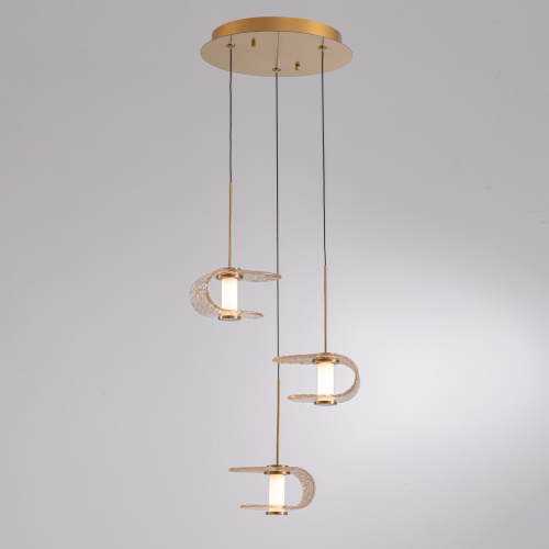 Подвесной светильник MD24020901-3A gold/cognac фото 4