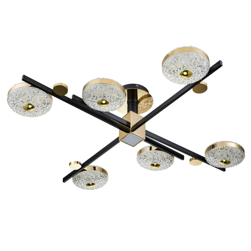 Потолочный светильник Escada 10219/6 LED*78W Black/Gold фото 2
