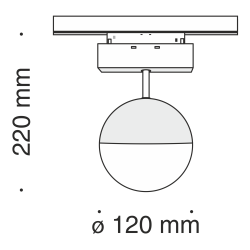 Трековый светильник Technical TR017-2-10W3K-B фото 2