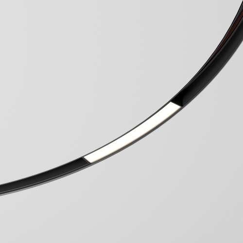 Slim Magnetic Трековый светильник для радиусного шинопровода 8W 4200K Planar чёрный Ø 1200мм 85181/01