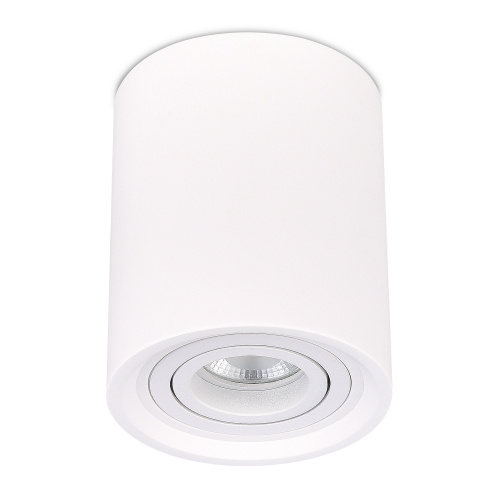 ST156.502.01 Светильник потолочный Белый GU10 1*50W IP20 D100xH120 180-240V Без ламп Накладные светильники фото 3