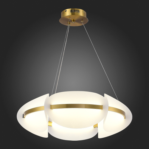 SL1304.203.45 Люстра подвесная ST-Luce Золотистый/Белый LED 1*45W 3000K ETOILE фото 6