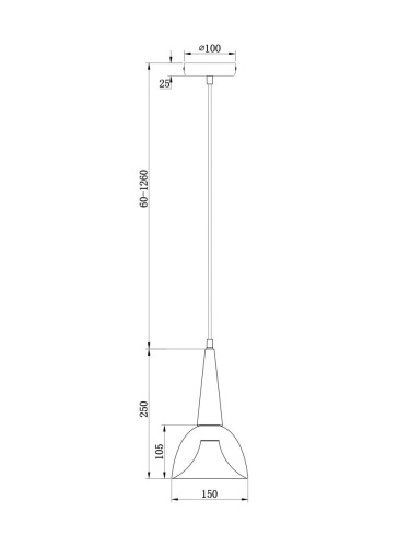 Подвесной светильник Freya FR8009PL-01GB фото 5