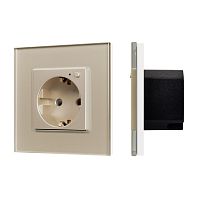 Розетка электрическая с Zigbee управлением SCT-OMALI-EUZB1-PL-GD (240V, 16A, Zigbee) Arlight 050218
