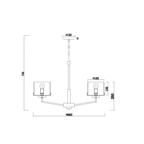 Подвесная люстра Freya Karen FR5096PL-05CH фото 5