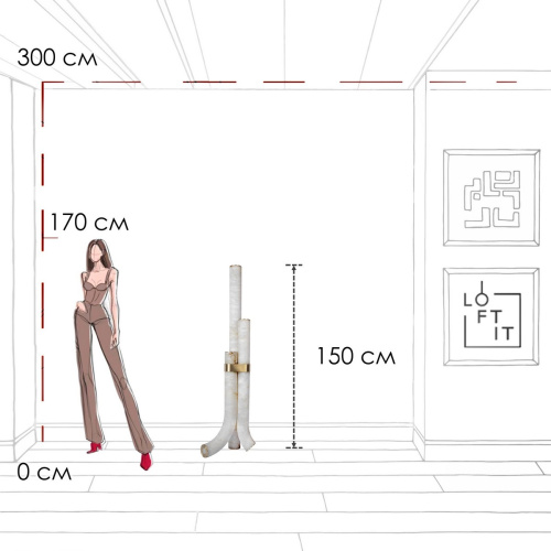 10412F Торшер LOFT IT Sumatra фото 5