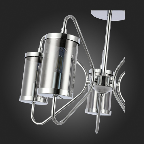 SLE102302-05 Светильник потолочный Хром/Дымчатый E14 5*40W VALIERI фото 3