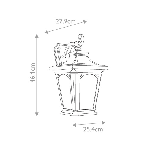 Настенный фонарь QZ-BEDFORD2-L Quoizel, арт. QZ-BEDFORD2-L фото 7