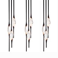 Подвесной светильник Pezzo 9 pearl black