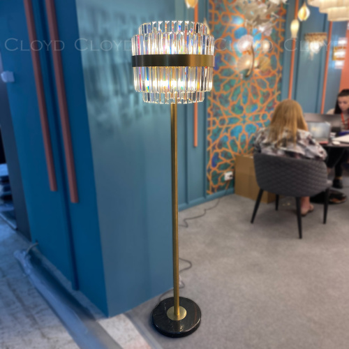 Торшер Cloyd BROTIGAN-C F4 / выс. 165 см - латунь (арт.40020) фото 2