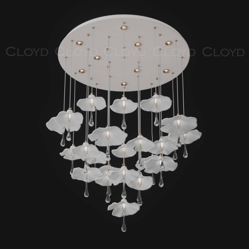 Люстра Cloyd SHANGRILA C33 / выс. 120 см - керамика - белый (арт.11491) фото 3