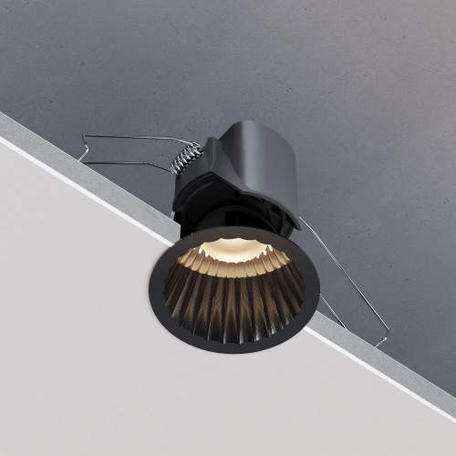 Светильник встраиваемый светодиодный Arco 12W 3000K черный жемчуг IP44 15274/LED фото 3