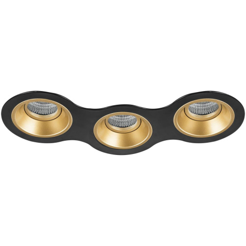 Комплект из светильников и рамки Lightstar Domino Round (214697+214603+214603+214603) D697030303