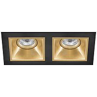 Комплект из светильников и рамки Lightstar Domino Quadro (214527+214503+214503) D5270303