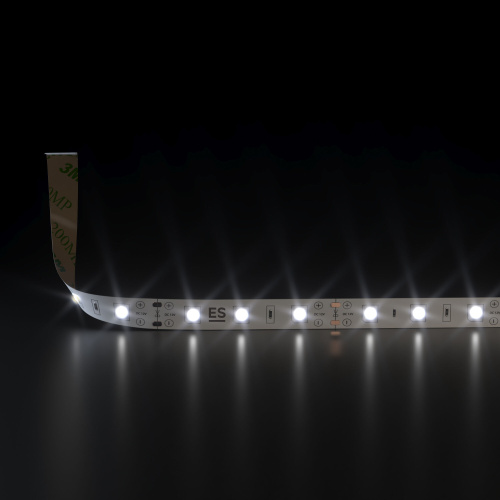 Светодиодная лента 12 В 4,8 Вт/м 60 Led/м 2835 IP20, дневной белый 4200К, 5 м Лента светодиодная 12V 4,8W 60Led 2835 IP20 дневной белый, 5м фото 2