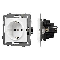 Механизм электрической розетки SCT-MEU1-PL-WH-V (250V, 16A) Arlight 049814