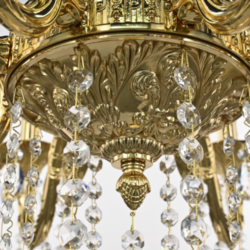 Люстра с хрустальными подвесками AL79101/8/250 B G Bohemia Ivele Crystal (Богемия Ивеле Кристалл) фото 7