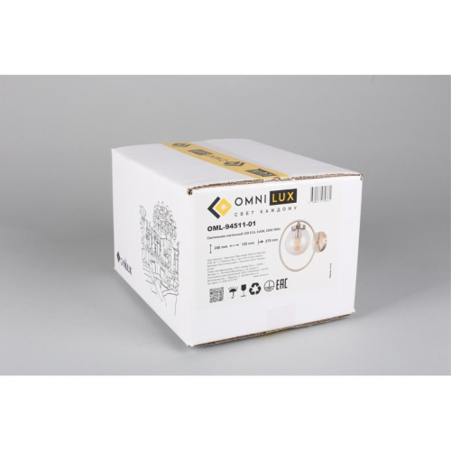 Светильник настенный (Бра) OML-94511-01 фото 8 Светильник настенный (Бра) OML-94511-01 фото 8