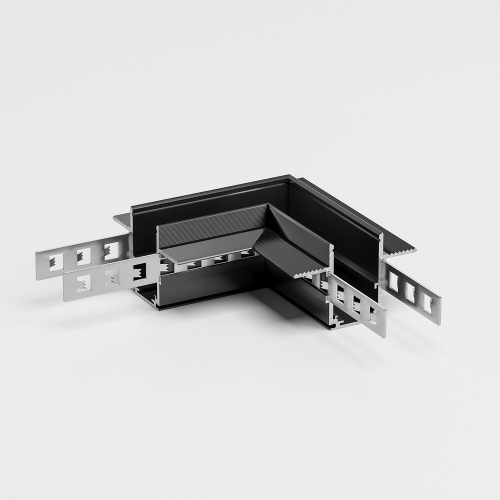 Slim Magnetic Коннектор угловой для встраиваемого шинопровода под ГКЛ 9,5мм (черный) 85214/00 85214/00 фото 4