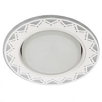 Точечный светильник ЭРА с подсветкой DK LD27 WH/WH Б0037388