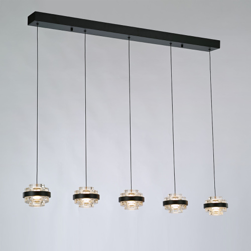 Подвесной светильник MD22030002-5B black/clear фото 2