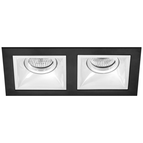 Комплект из светильников и рамки Lightstar Domino Quadro (214527+214506+214506) D5270606