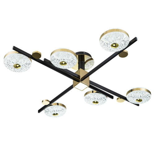 Потолочный светильник Escada 10219/6 LED*78W Black/Gold фото 3